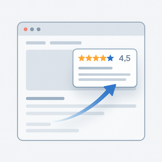 Googlerecensioner direkt på webbsidan